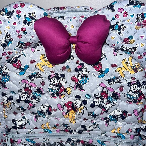 Vera Bradley Disney Minnie Mouse Backpack Mickey Mouse Piccadilly Paisley NWT - Picture 5 of 7